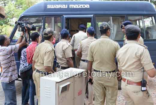 Suspected terrorists brought to city by Mumbai police in mangalore 1
